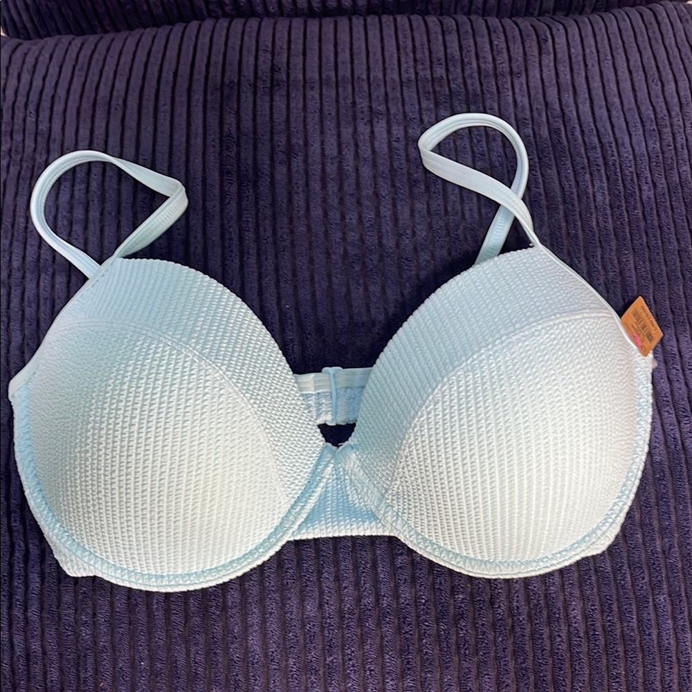 Victoria Secret Blue Bathing Suit top